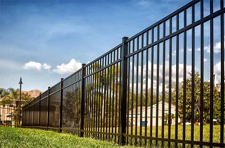 Aluminum Fence Installation - Sound Custom Fences