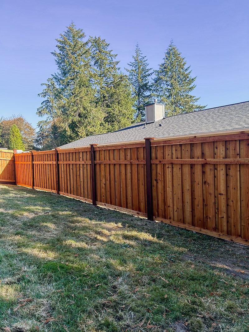Port Orchard Board-on-Board Cedar Fence Installation - Board-on-Board Cedar Fence Installation - Image 11 in Port Orchard, Washington
