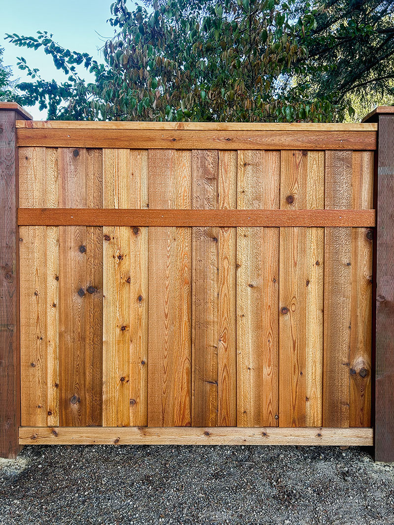Port Orchard Board-on-Board Cedar Fence Installation - Board-on-Board Cedar Fence Installation - Image 7 in Port Orchard, Washington