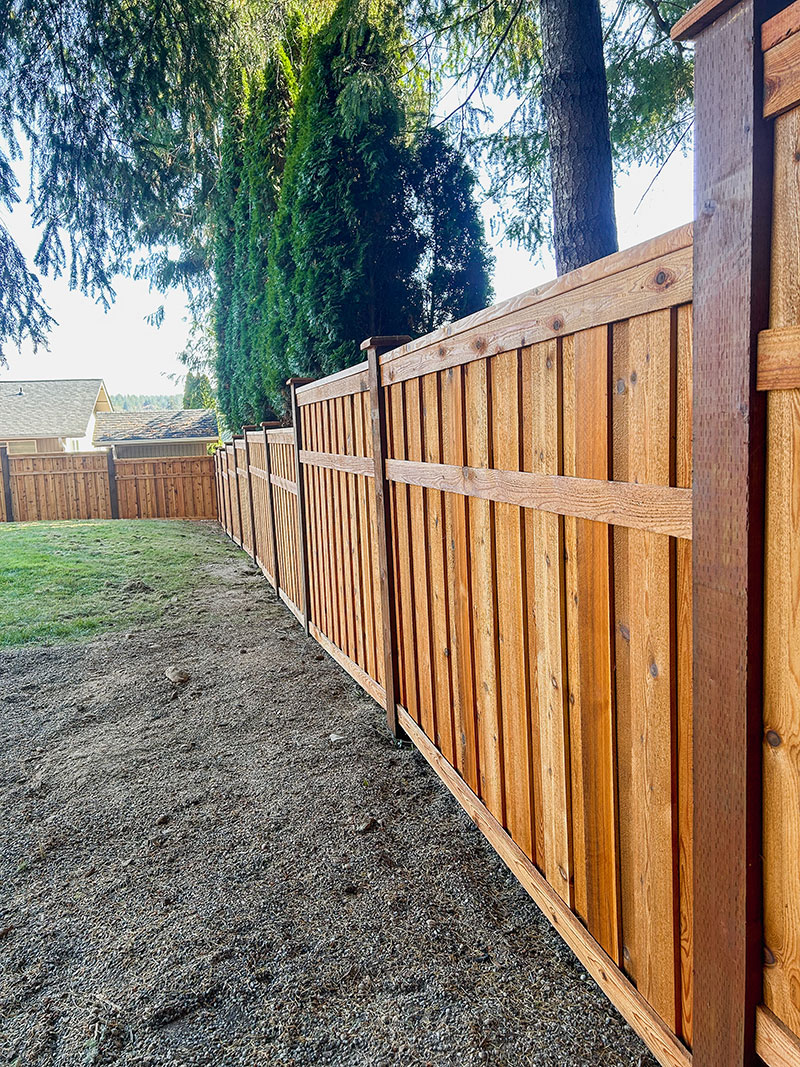 Port Orchard Board-on-Board Cedar Fence Installation - Board-on-Board Cedar Fence Installation - Image 8 in Port Orchard, Washington