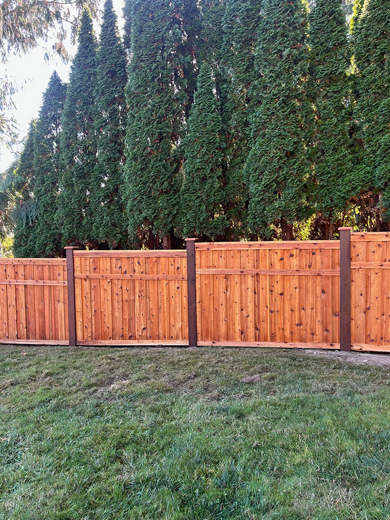 Port Orchard Board-on-Board Cedar Fence Installation - Board-on-Board Cedar Fence Installation - Image 9 in Port Orchard, Washington