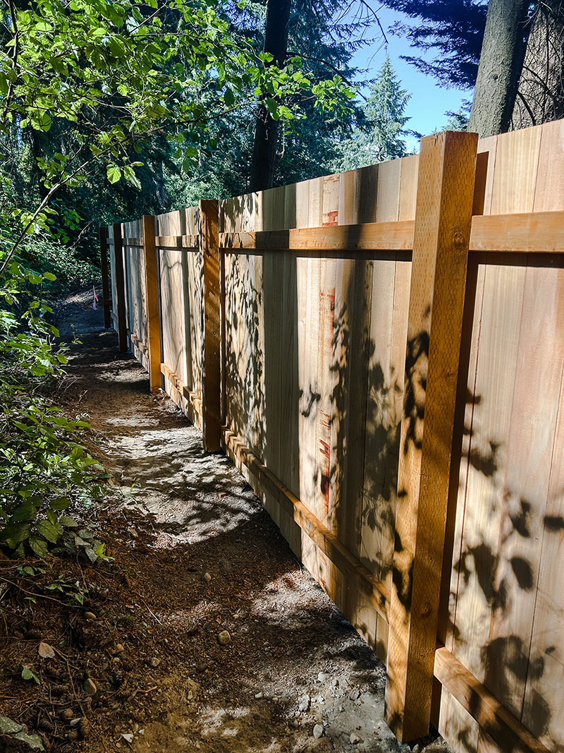 University Place Cedar Fence Install - Cedar Fence Installation - Image 7 in University Place, Washington