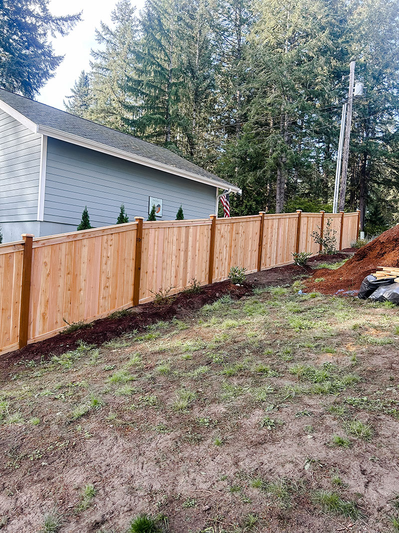 Lakebay Full Panel Cedar Fence Installation - Full Panel Cedar Fence Installation - Image 4 in Lakebay, Washington