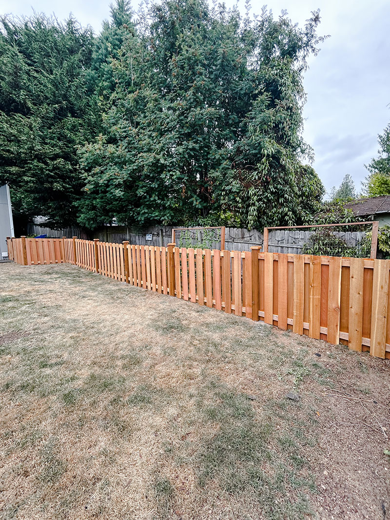 Port Orchard Shadowbox Cedar Fence Installation - Cedar Fence Installation - Image 4 in Port Orchard, Washington